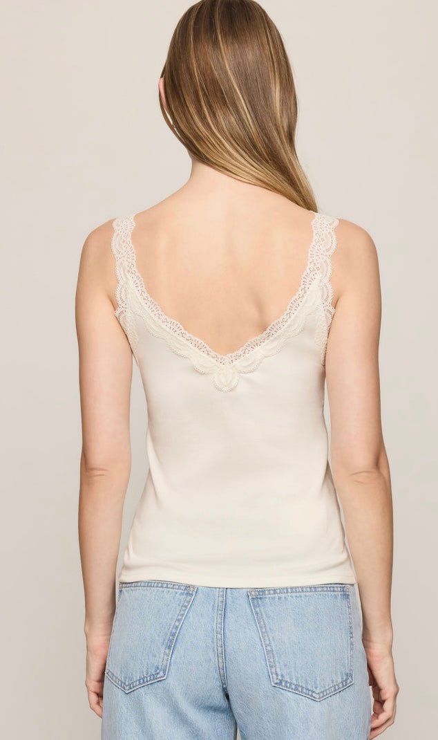 Z Supply Women's Eve Lace Tank - OLIVIA'S