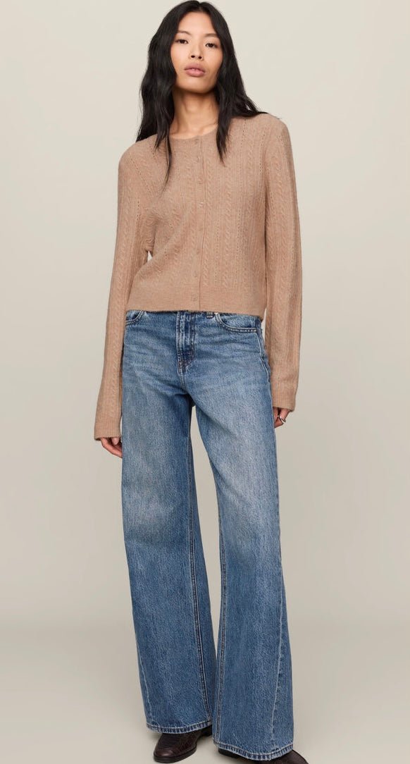 Z Supply Women's Medina Pointelle Cardigan - OLIVIA'S