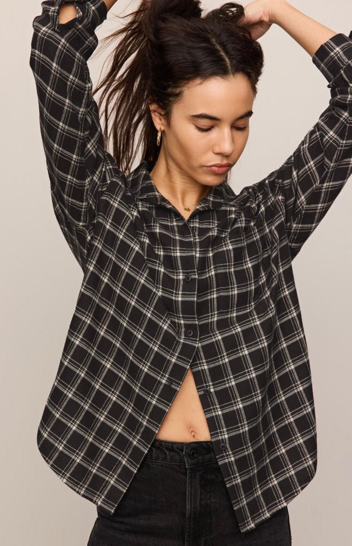 Z Supply Women's River Plaid Button Up - OLIVIA'S